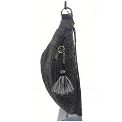 Sac banane moumoute gris anthracite