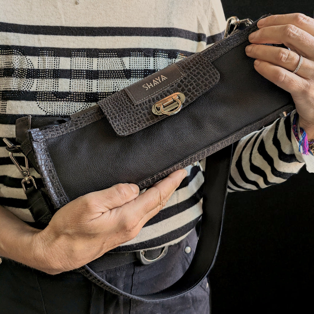 Sac Haya - noir & marron