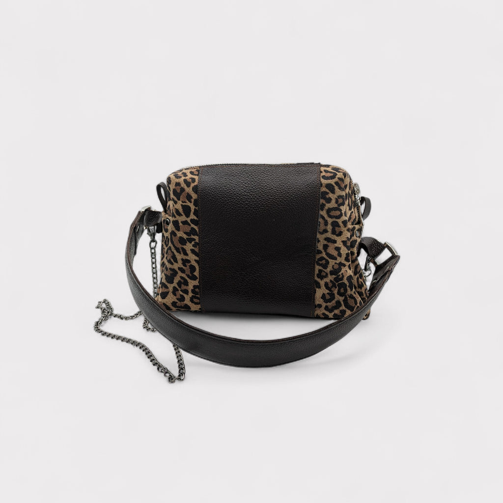 Sac  Dandy mini - motif léopard