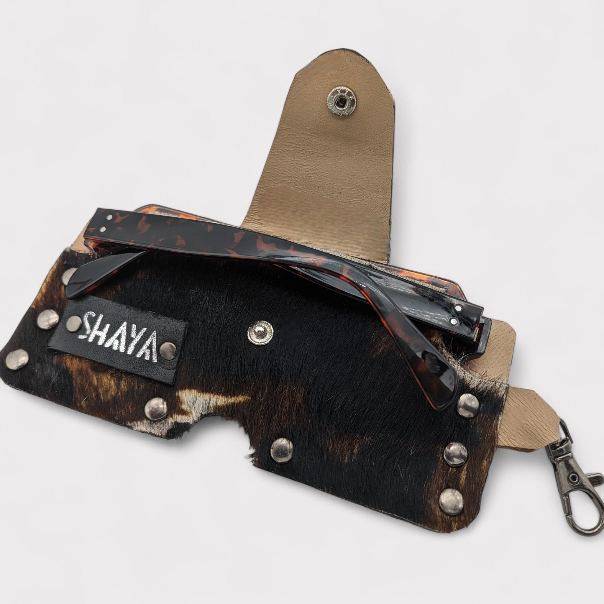 Étui à lunettes - motif vache