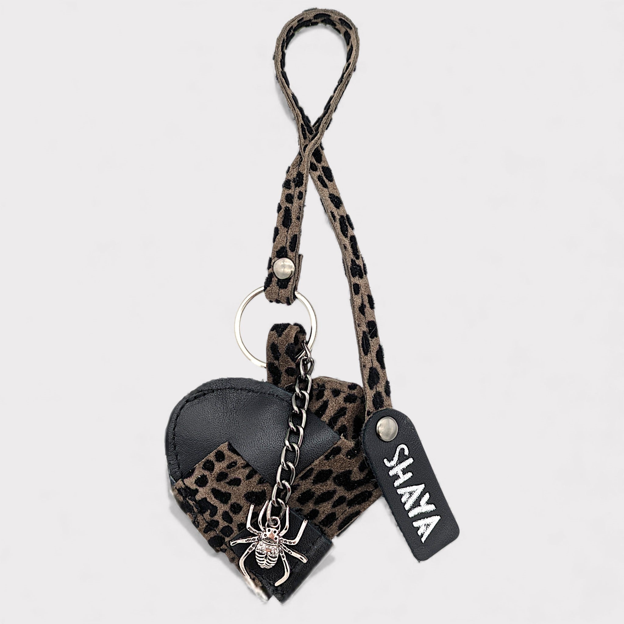 Bijou de sac - noir & léopard Image principale du produit