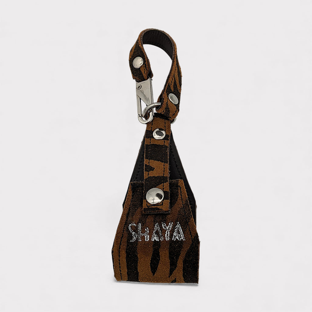 Porte foulard - motif zèbre