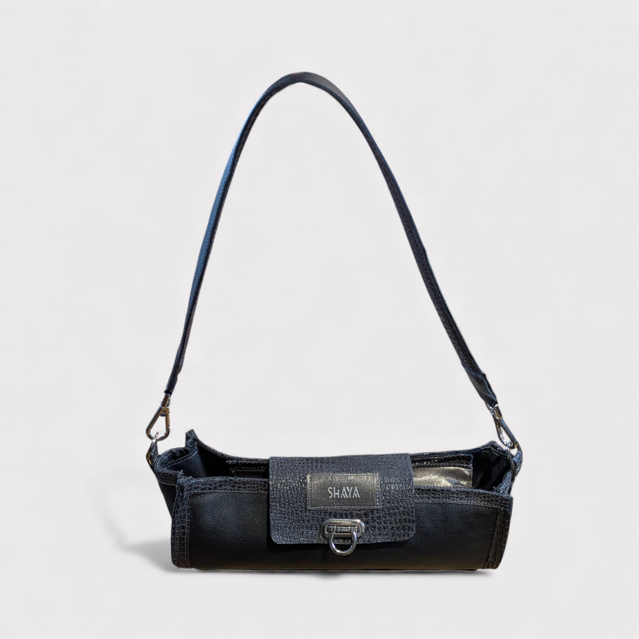 Sac Haya - noir & marron Image principale du produit