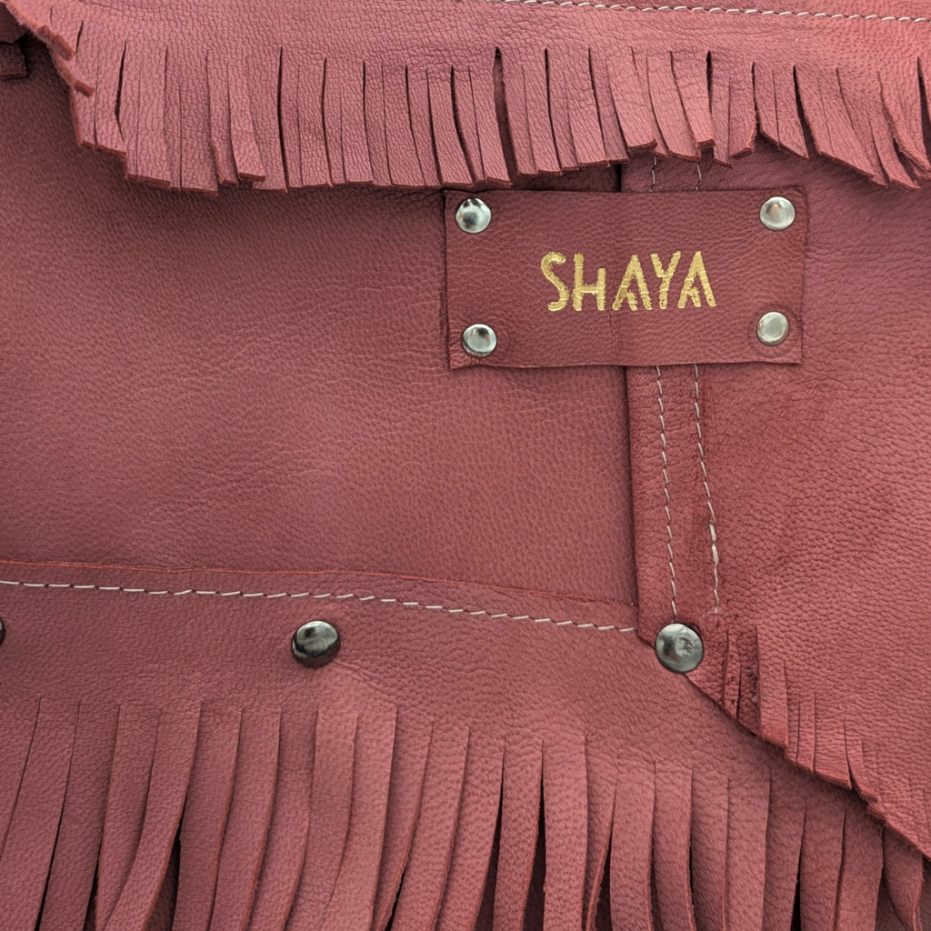 Sac Louna - rose & franges