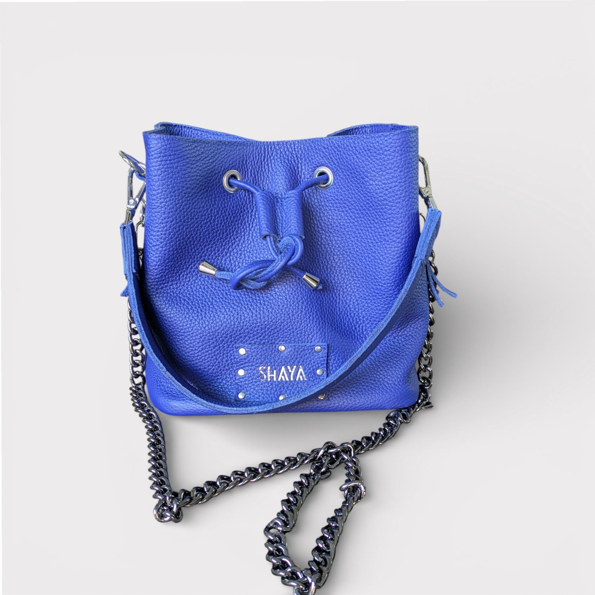 Sac Julie - bleu texturé