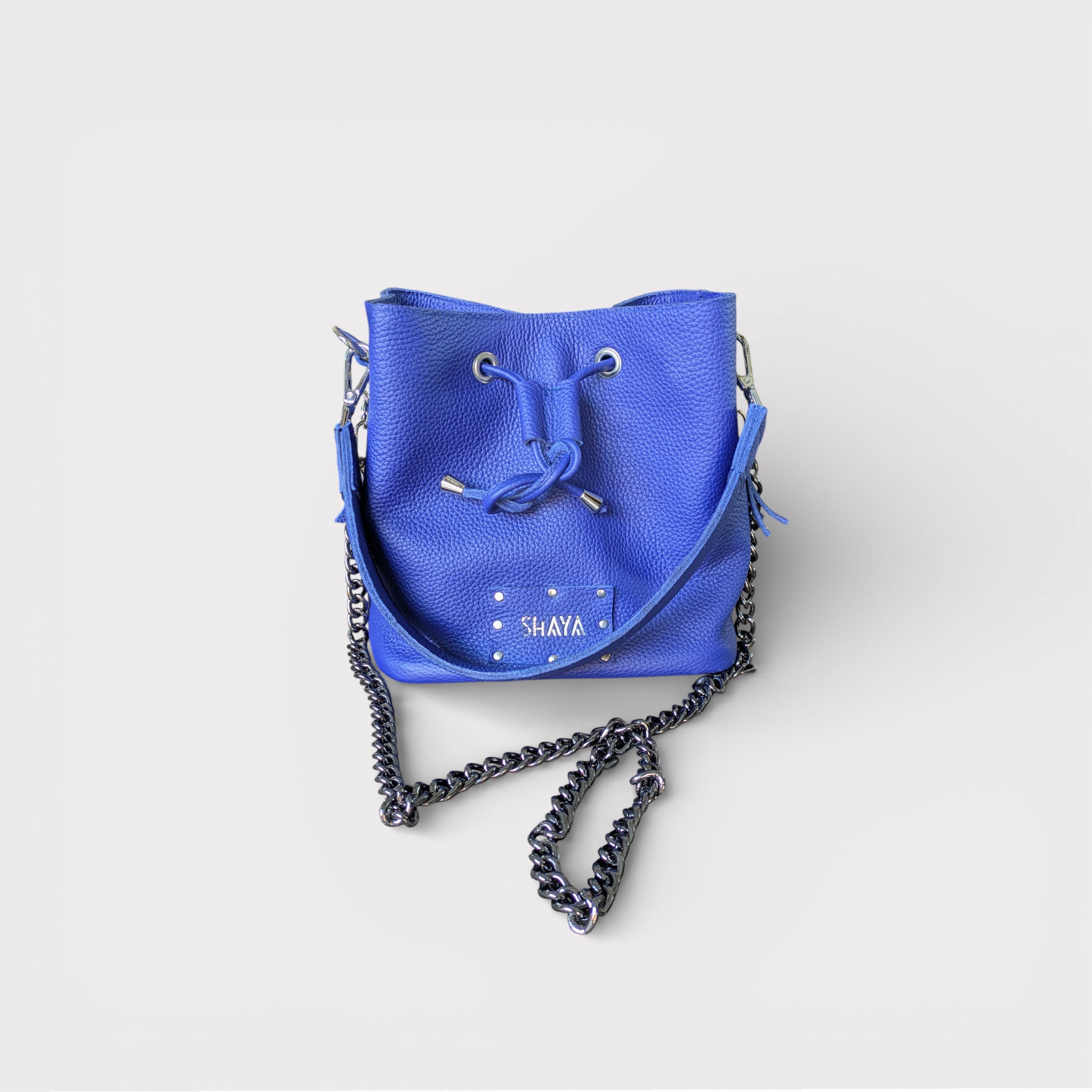 Sac Julie - bleu texturé Image principale du produit