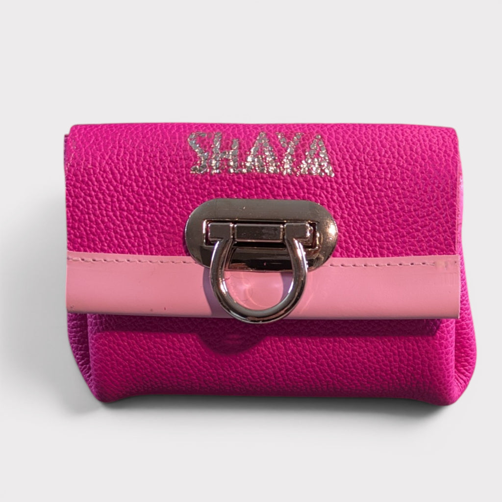 Porte-monnaie de ceinture- rose fuchsia