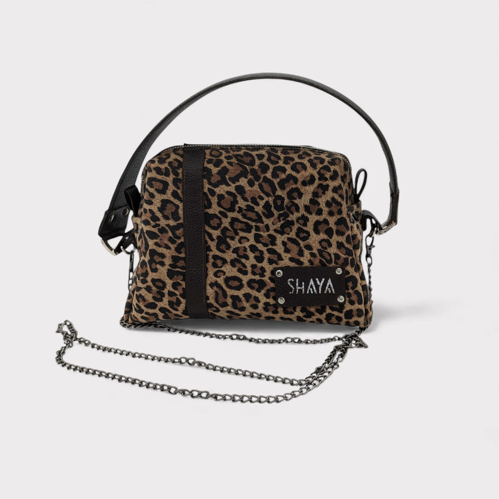 Sac  Dandy mini - motif léopard